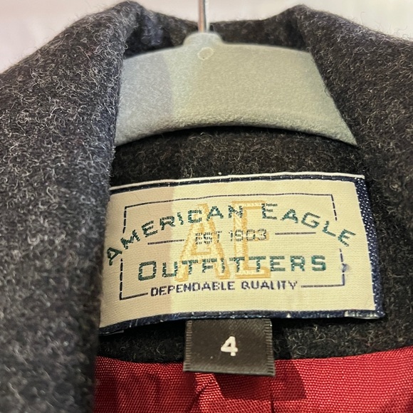 Vintage American Eagle Outfitters Women Gray Blazer looks new size four - Picture 8 of 8